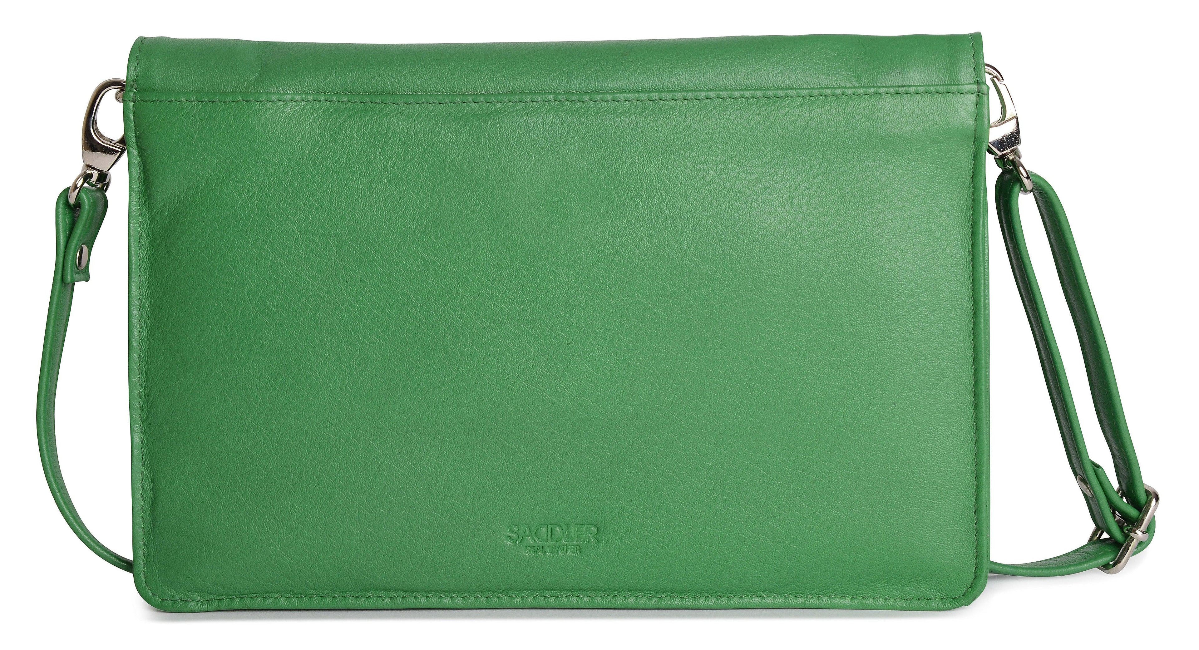 SADDLER Olivia 3-Section Leather Crossbody Bag & Clutch – Compact & Stylish - Gift Boxed