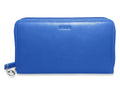 SADDLER SOPHIA Leather Zip Around Purse  - 15 Card slots, Mobile Phone Pocket,  Detachable Wrist Strap- RFID Protected