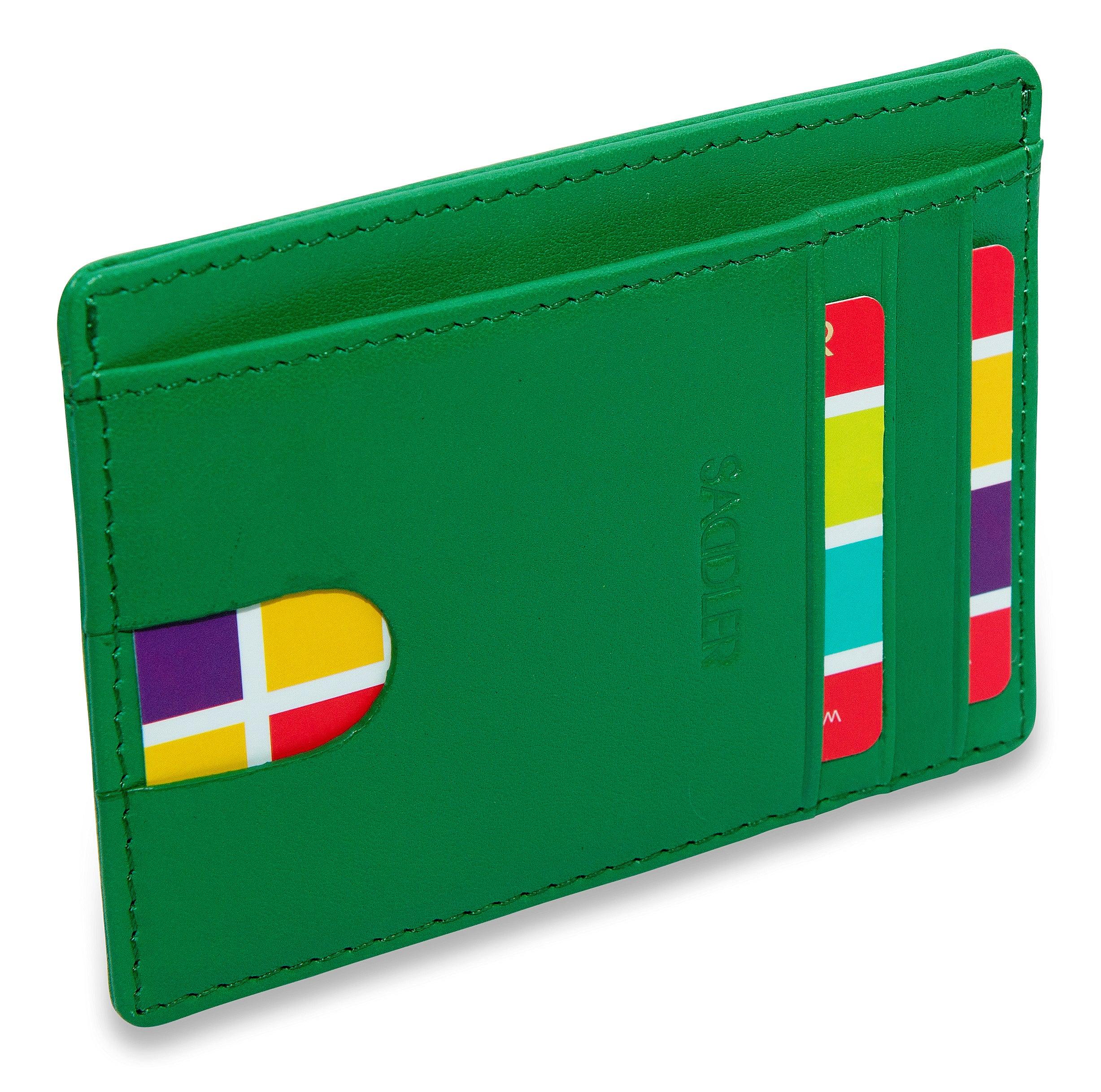 Slim Leather Card Holder "Stella" – Handmade by Saddler |Gift Boxed
