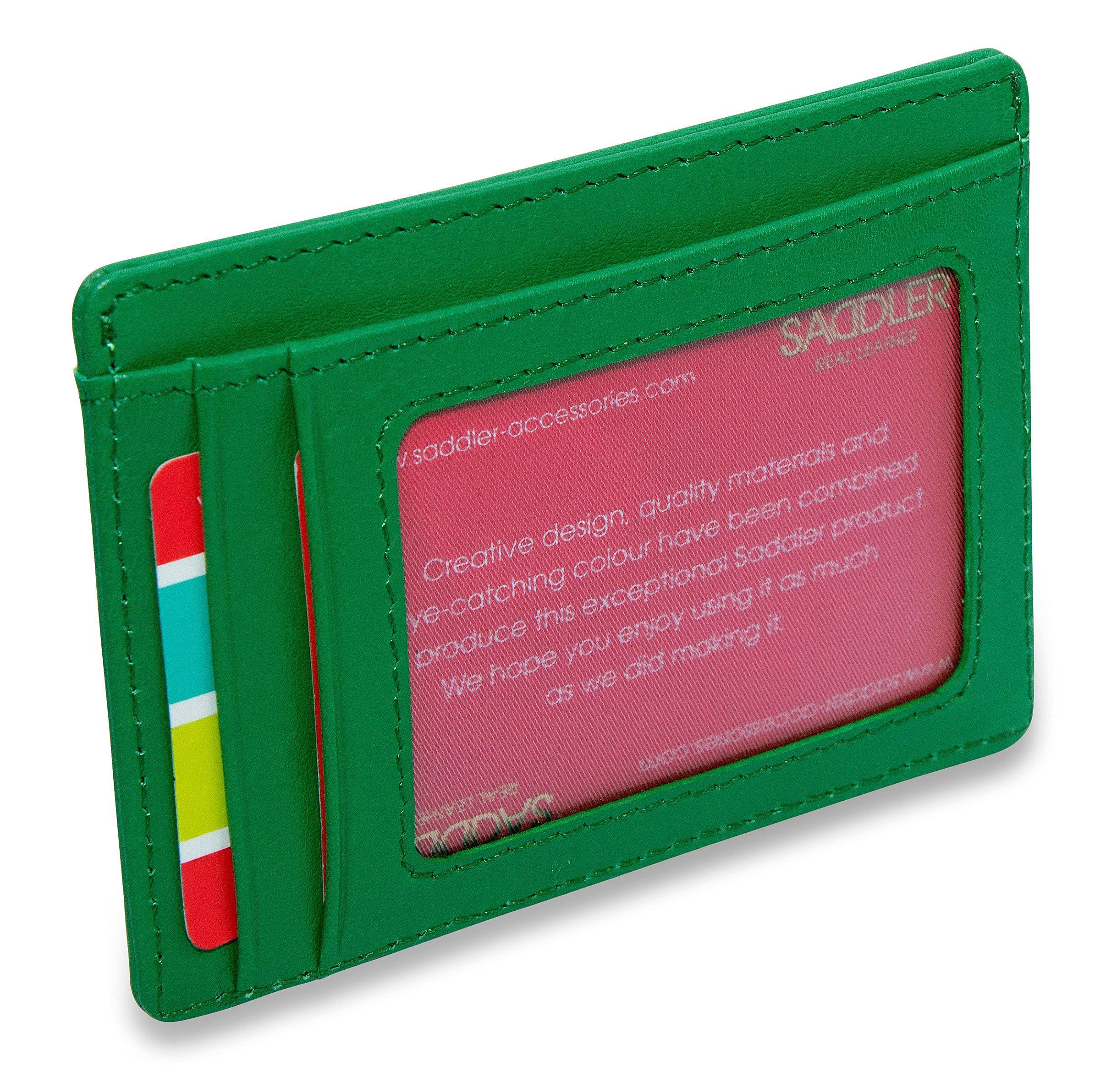 Slim Leather Card Holder "Stella" – Handmade by Saddler |Gift Boxed