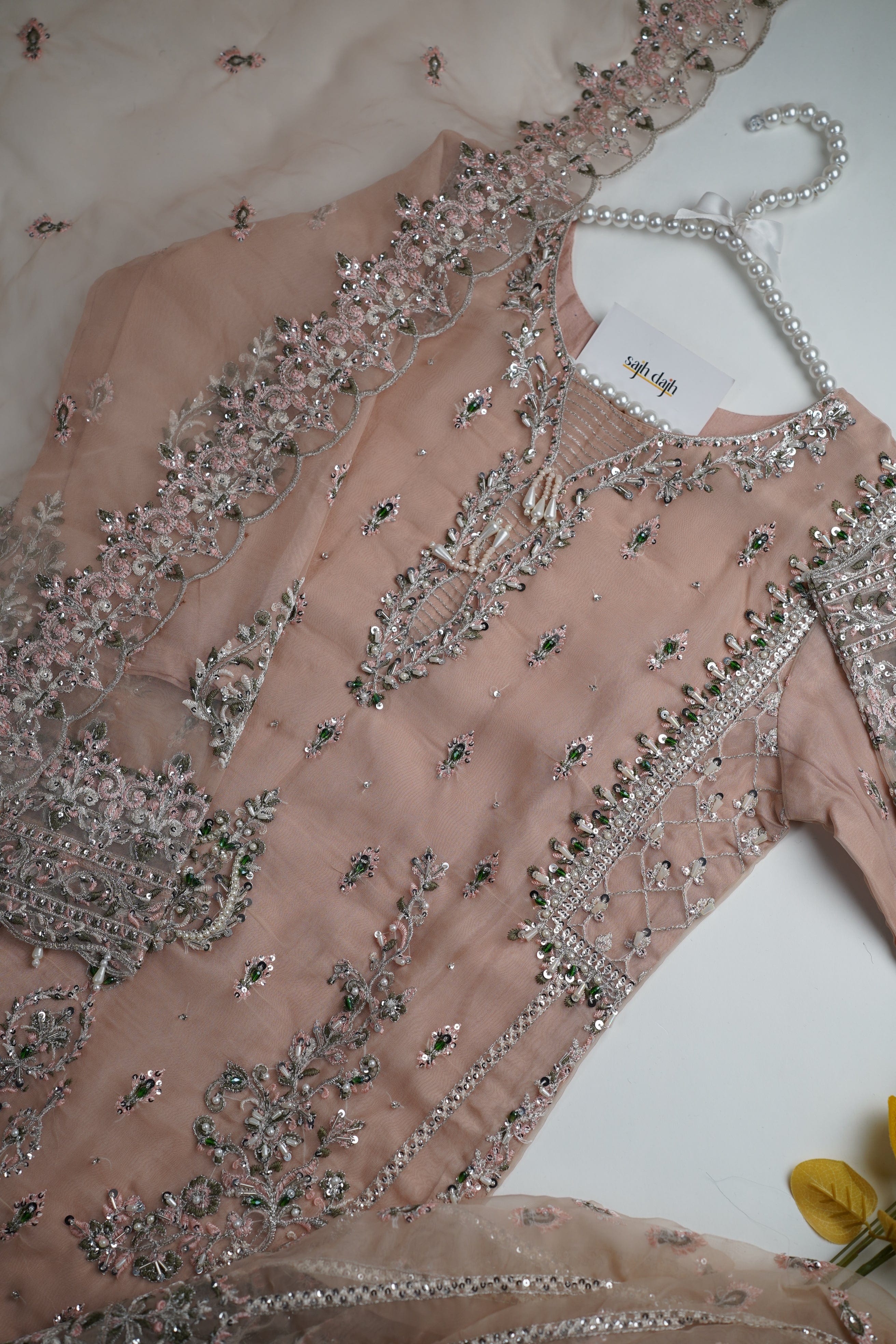 Tehwar - V3 - Luxury Festive Collection with Gharara - Organza - Ready to Wear -  D8-SD