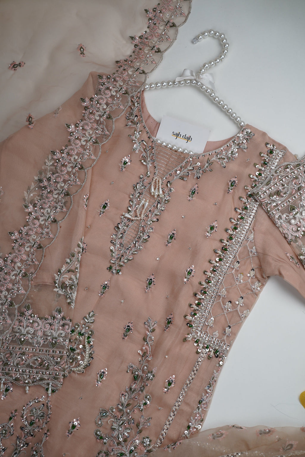 Tehwar - V3 - Luxury Festive Collection with Gharara - Organza - Ready to Wear -  D8-SD