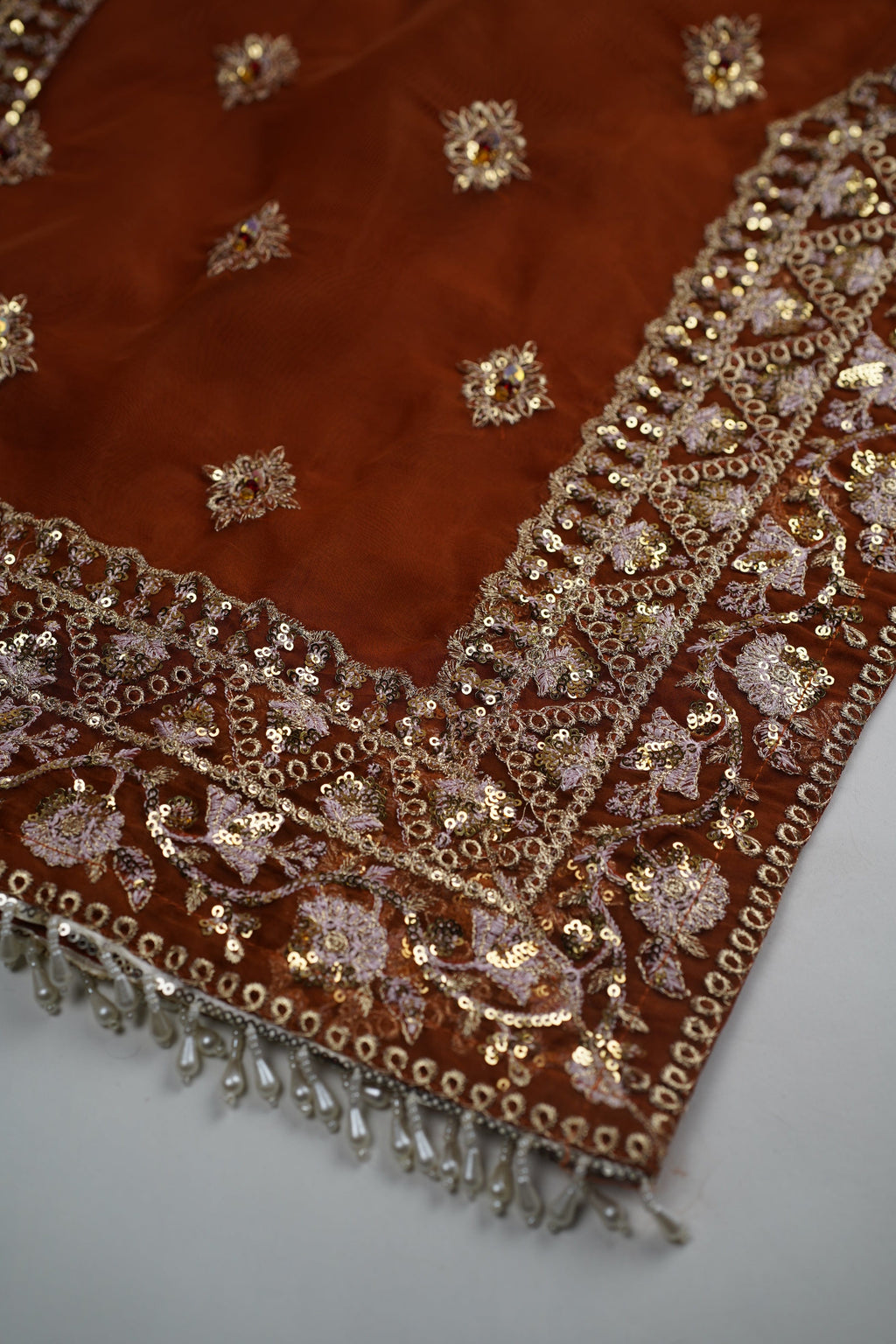 Tehwar - V4 - Luxury Festive Collection with Gharara - Organza - Ready to Wear -  SD10
