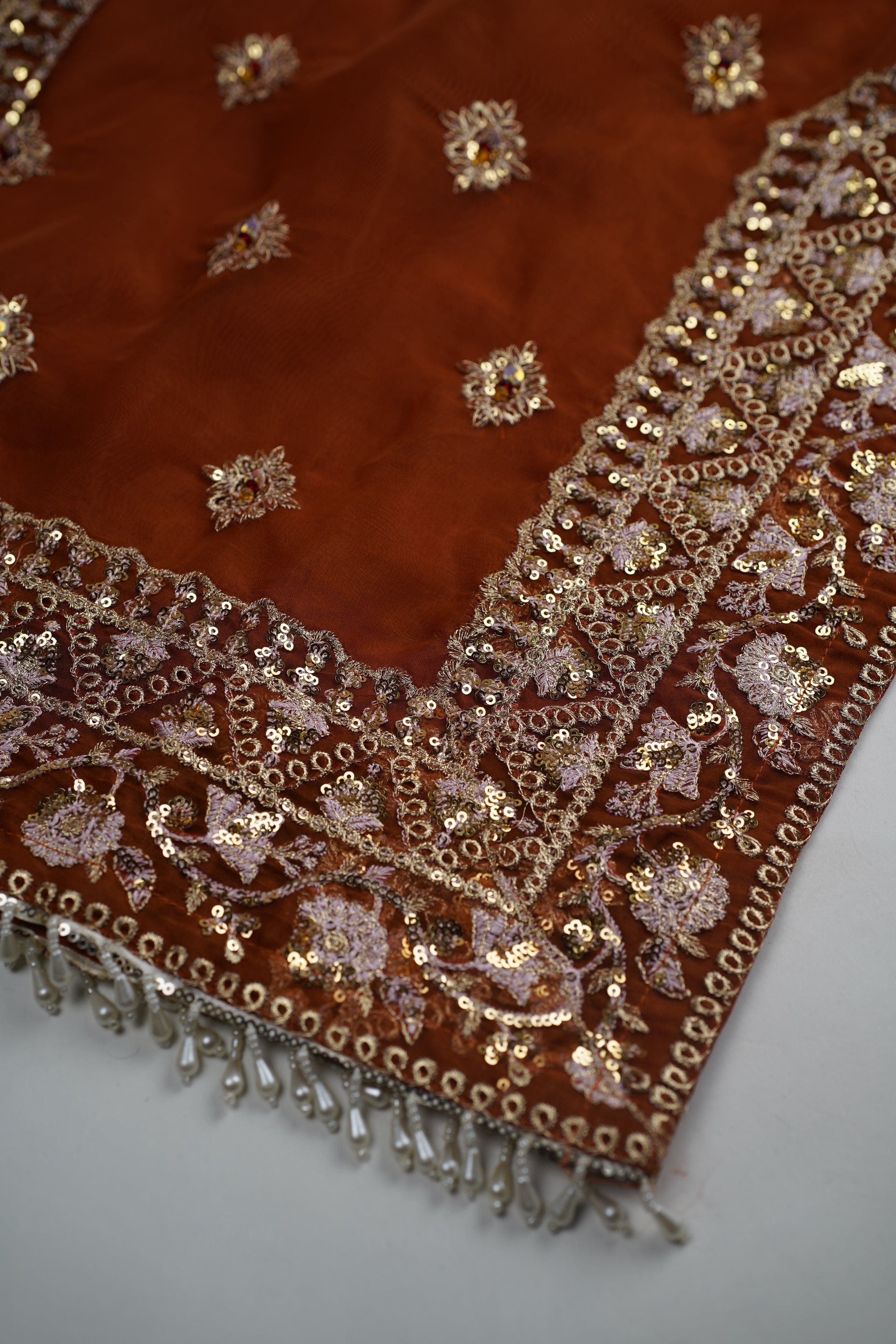 Tehwar - V4 - Luxury Festive Collection with Gharara - Organza - Ready to Wear -  SD10
