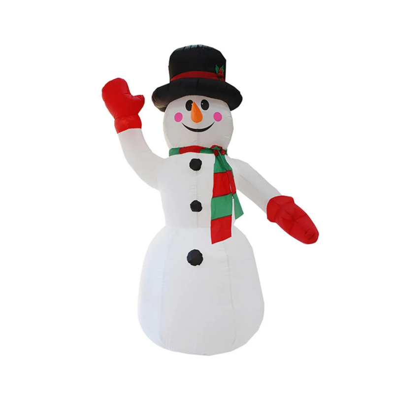 Inflatable LED Snowman for Christmas