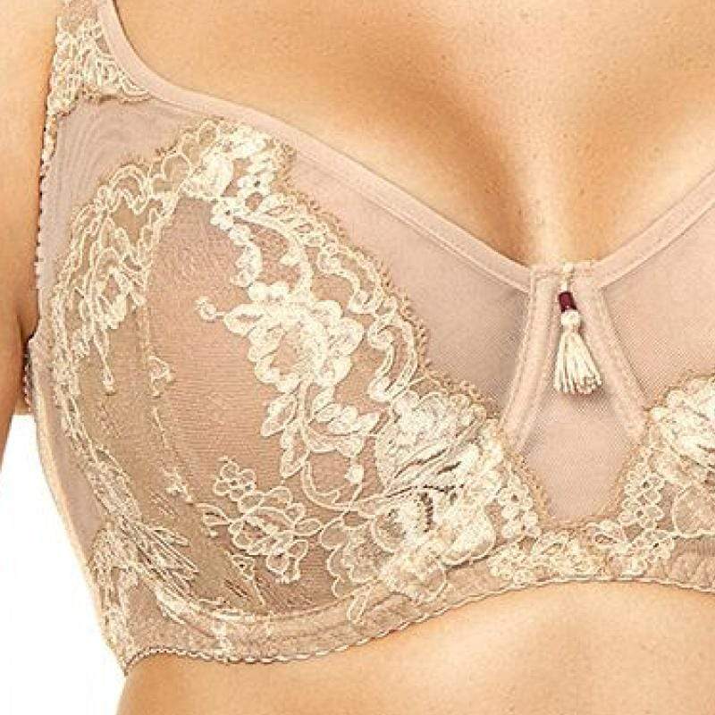 Semi-Sheer Full Busted Bra Kinga Glow-2