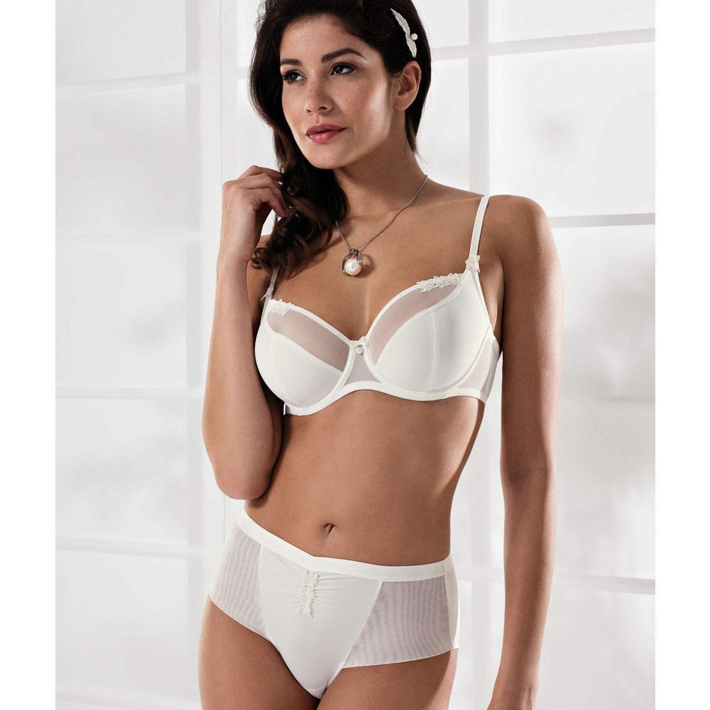 Semi Sheer Wired Bridal Bra Lisca Zarah-4