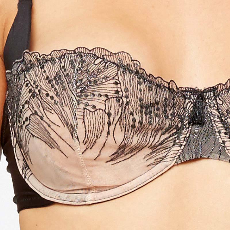 Sexy Double Mesh Balconette Bra Montelle Gatsby-2