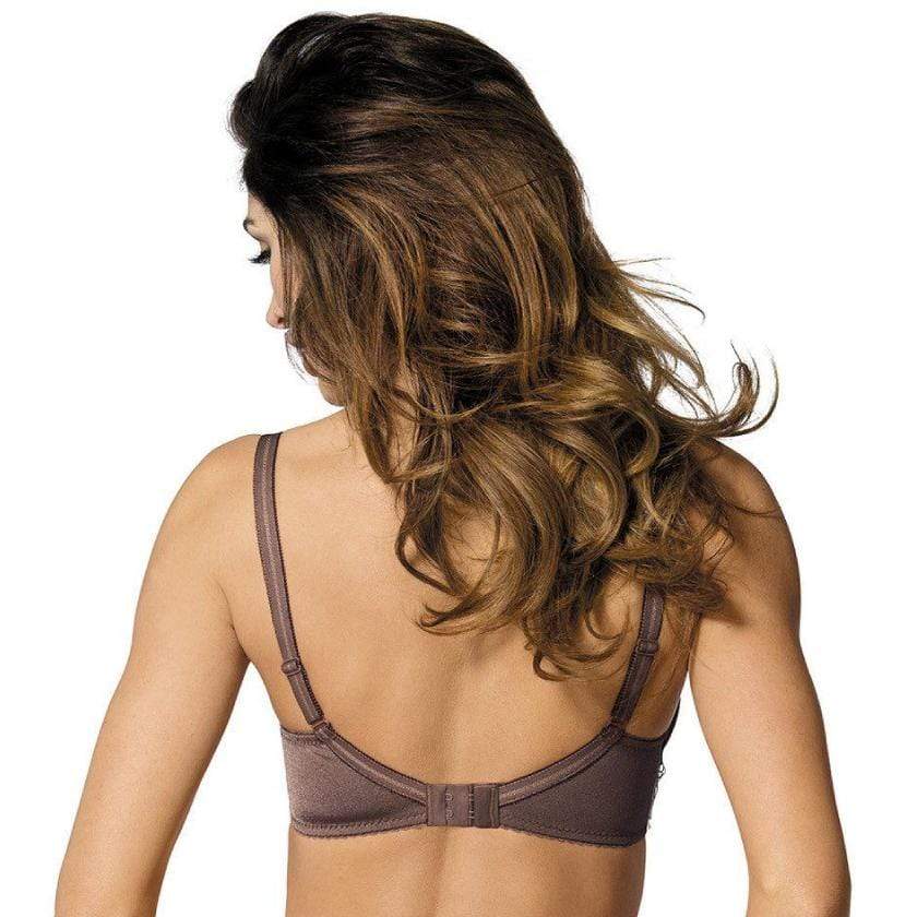 Sheer Mesh Balconette Bra Gorteks Pamela Mocha-2
