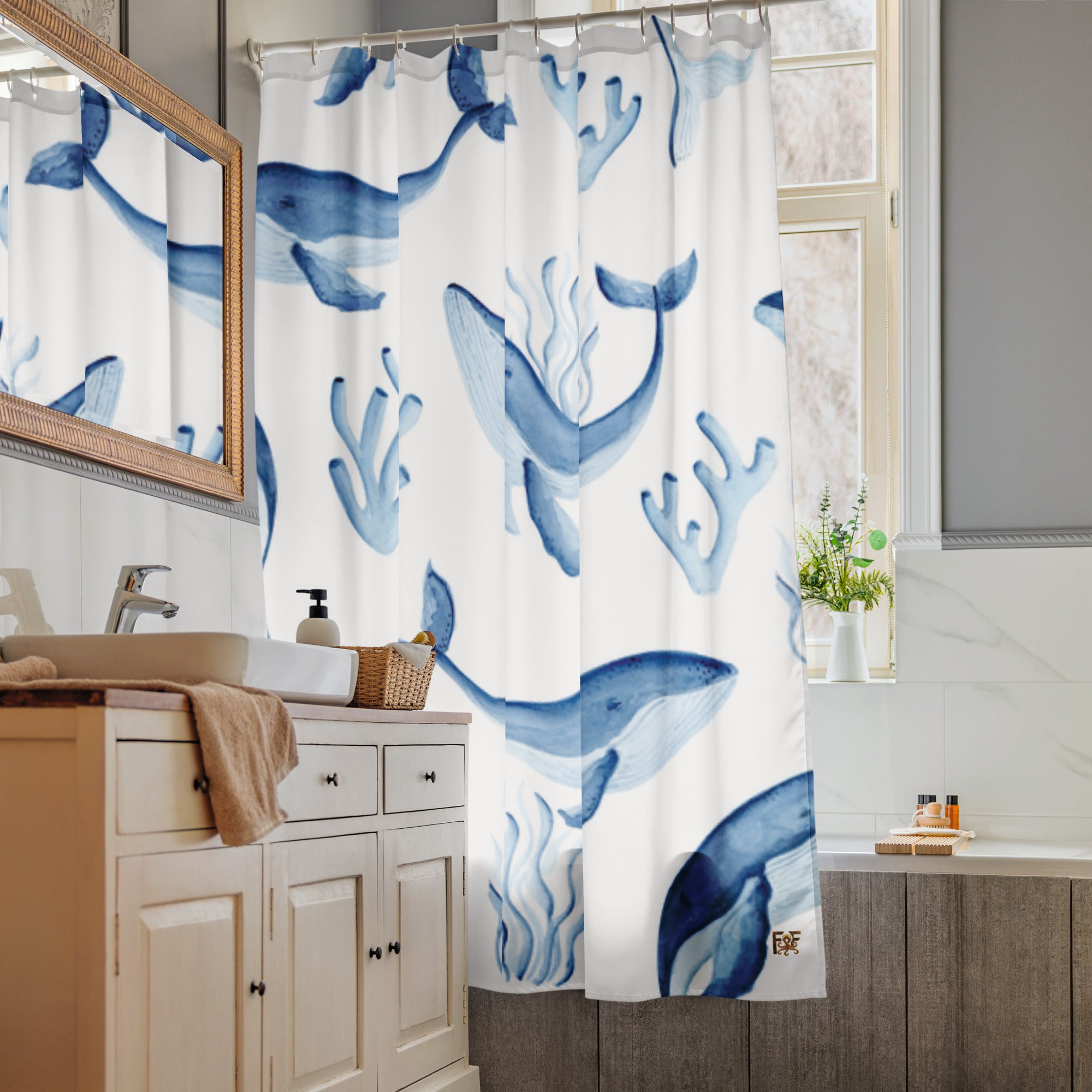 Waterproof Shower Curtain for Bathroom Privacy & Style