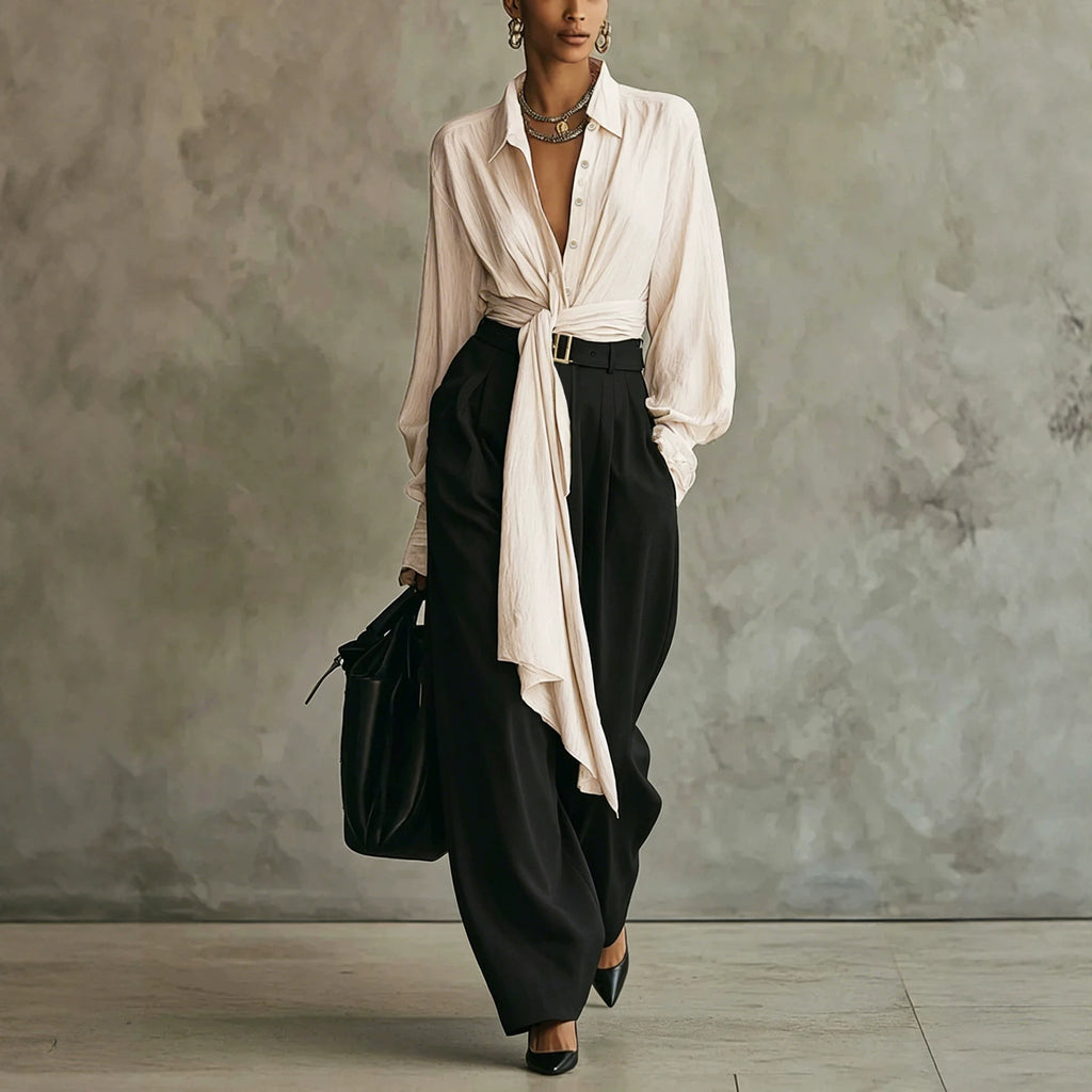 Dape Wide Leg Pants Set