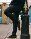 Navy Stretch Slim Fit Chino-0
