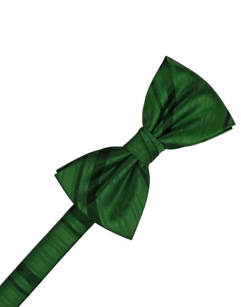 Striped Satin Bow Tie Pre-Tie-24