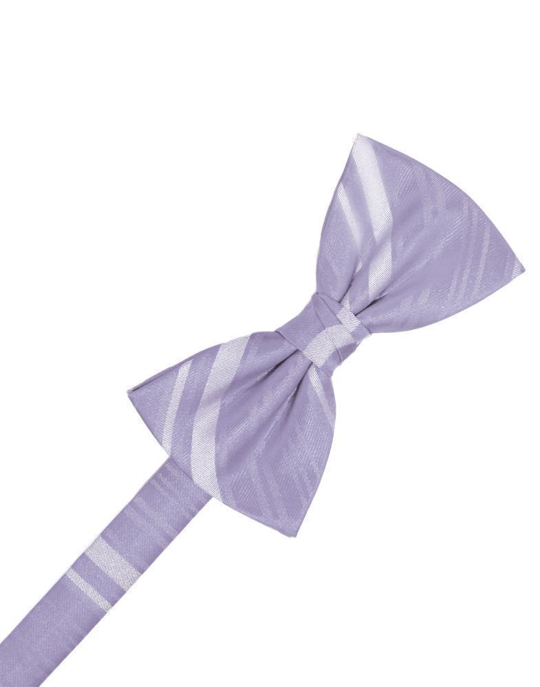Striped Satin Bow Tie Pre-Tie-42