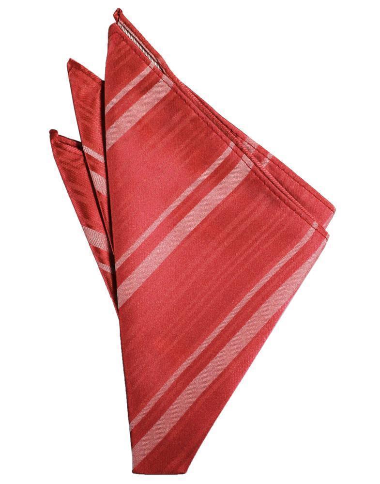 Striped Satin Pocket Square-43