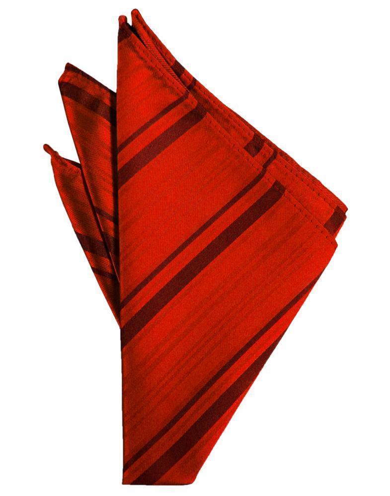 Striped Satin Pocket Square-53