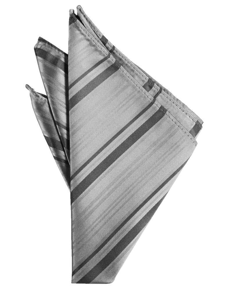 Striped Satin Pocket Square-54