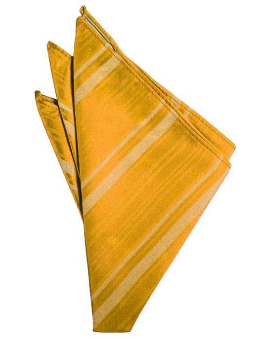 Striped Satin Pocket Square-56