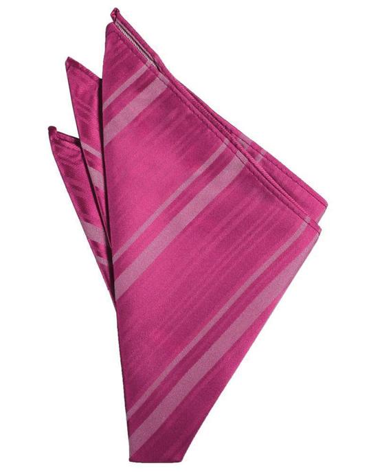 Striped Satin Pocket Square-59