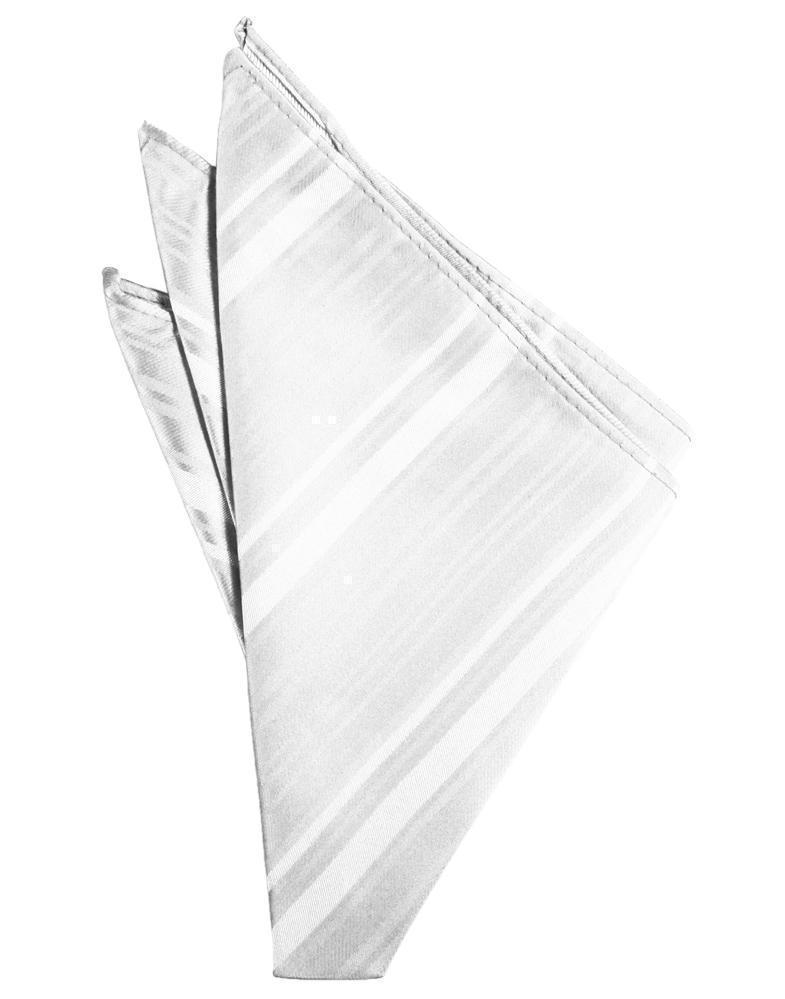 Striped Satin Pocket Square-60