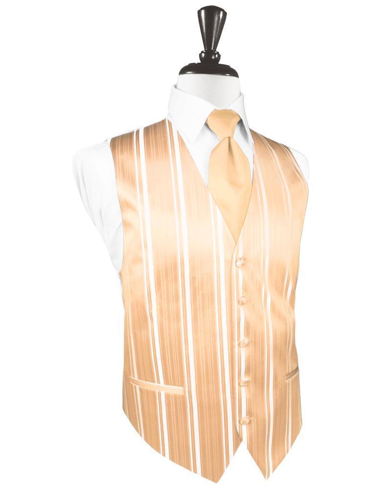 Striped Satin Tuxedo Vest 8-5