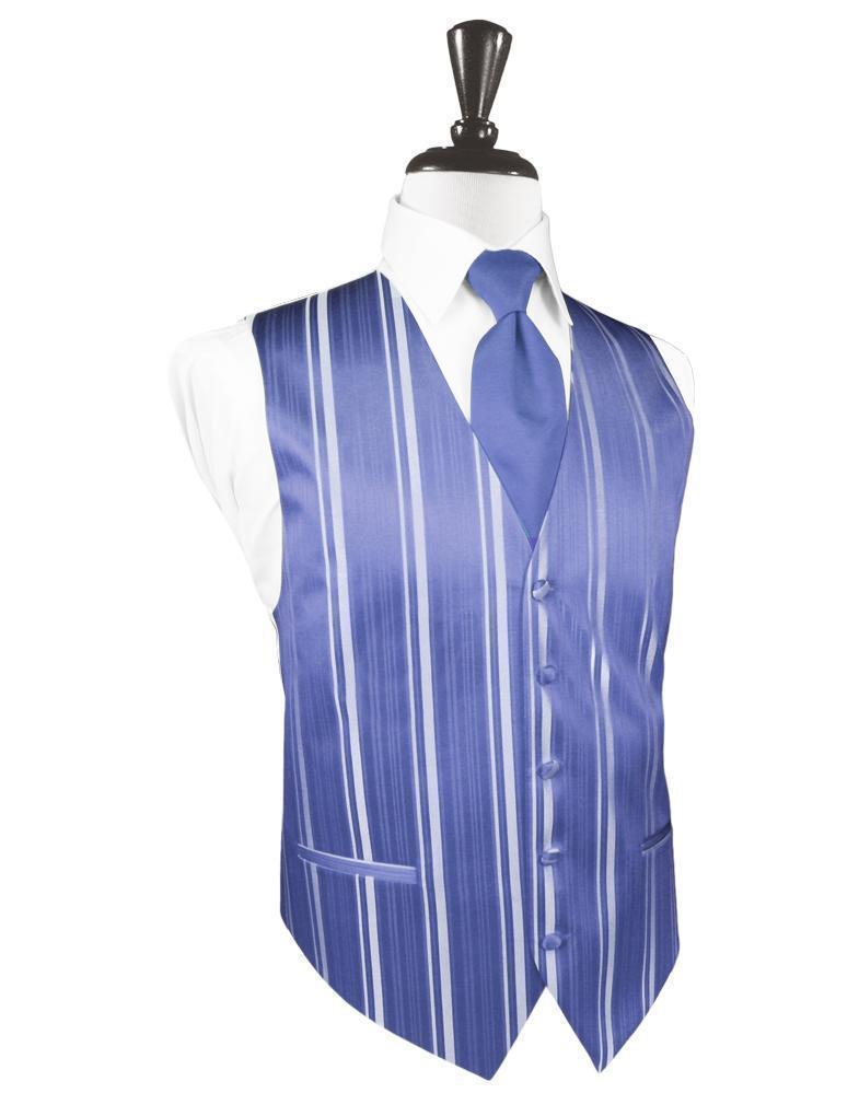 Striped Satin Tuxedo Vest 8-1