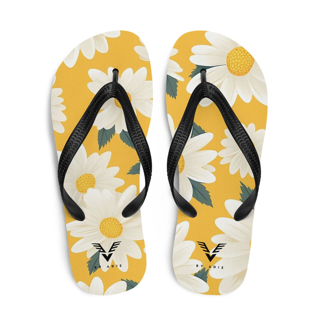 Sunny Daisy Chic Flip Flops