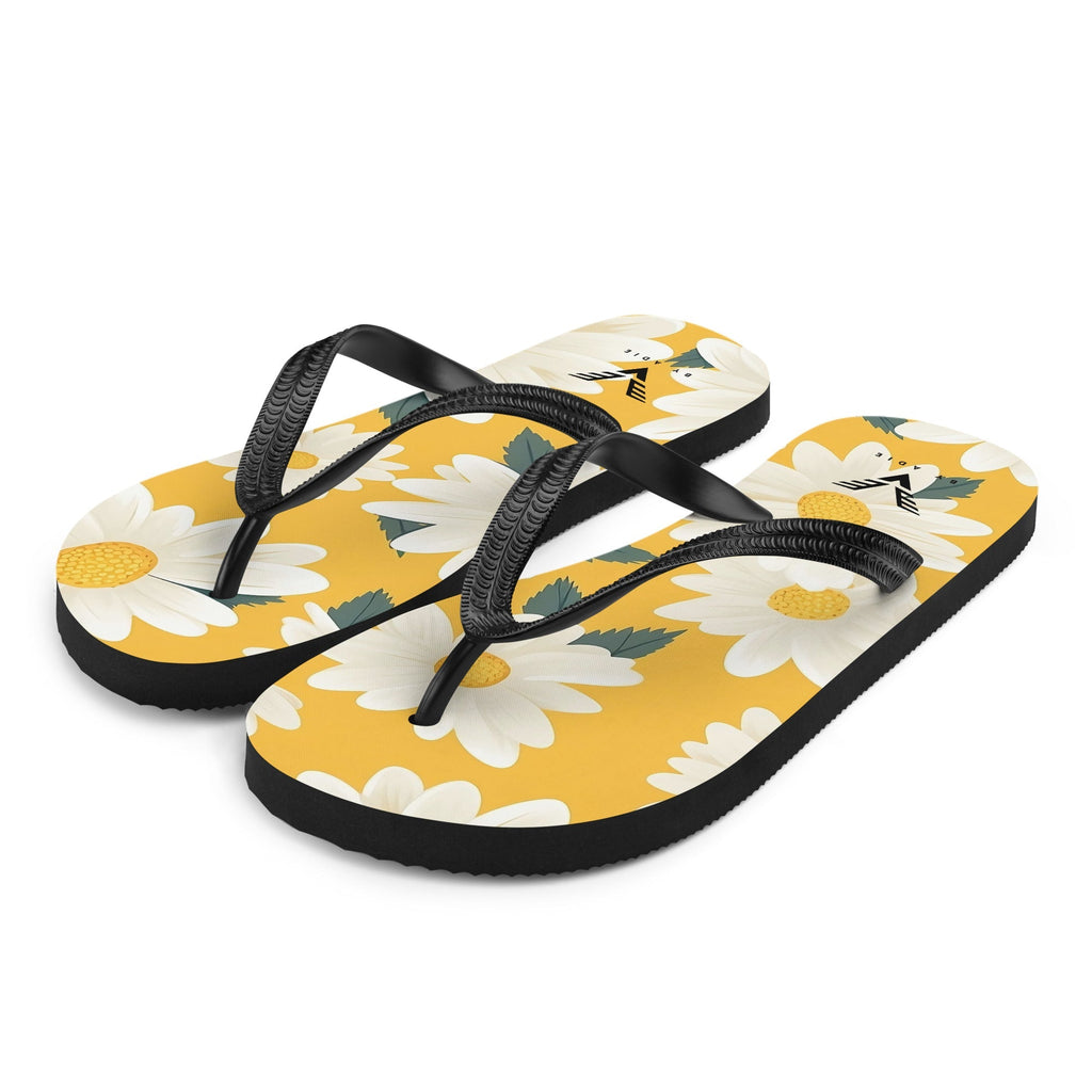 Sunny Daisy Chic Flip Flops
