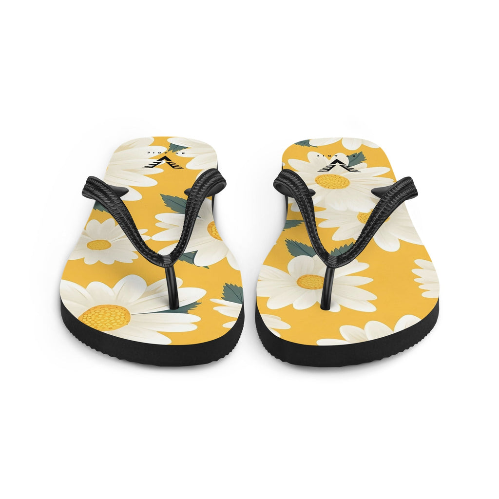 Sunny Daisy Chic Flip Flops