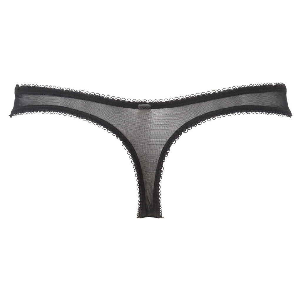 Sheer Thong Panty Gossard Superboost Lace Black-3