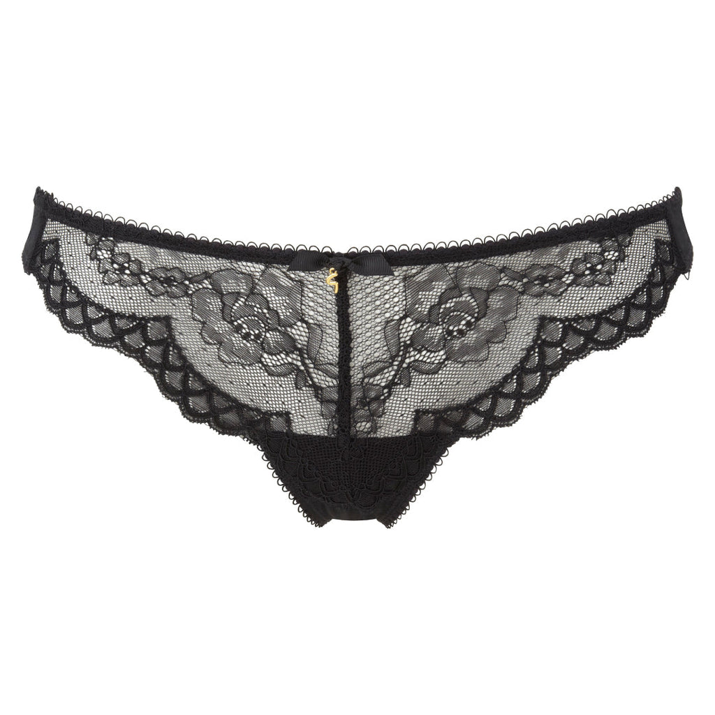 Sheer Thong Panty Gossard Superboost Lace Black-2