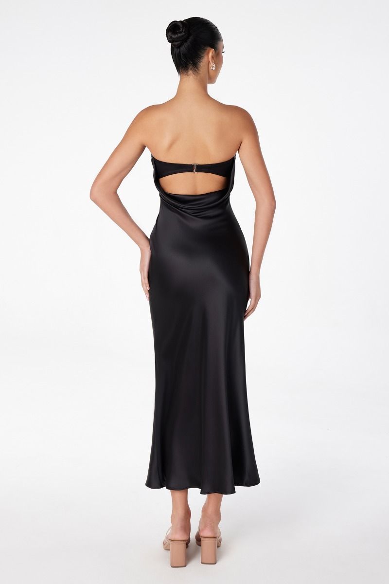 Strapless mermaid dress-5