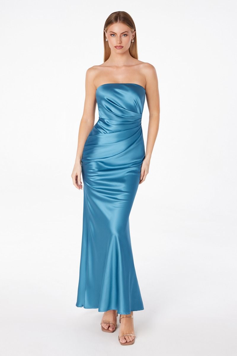 Strapless mermaid dress-1