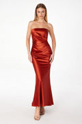 Strapless mermaid dress-0