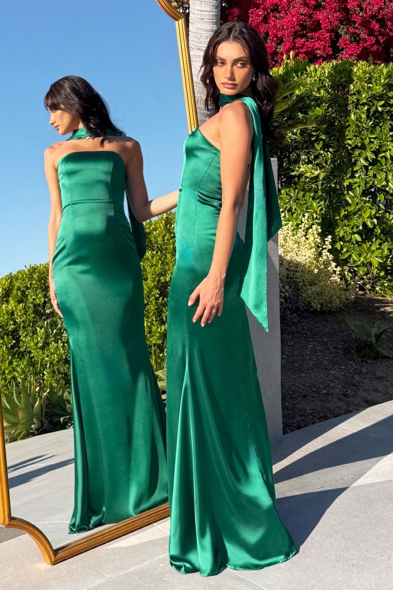 Strapless mermaid dress-6