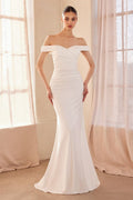Stretch Satin Bridal Gown, Sculpted Silhouette and Timeless Appeal-1