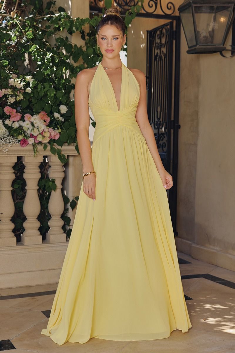 Satin A-Line Dress-4