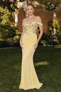 Neckline With Embroidered With Floral Chiffon-0