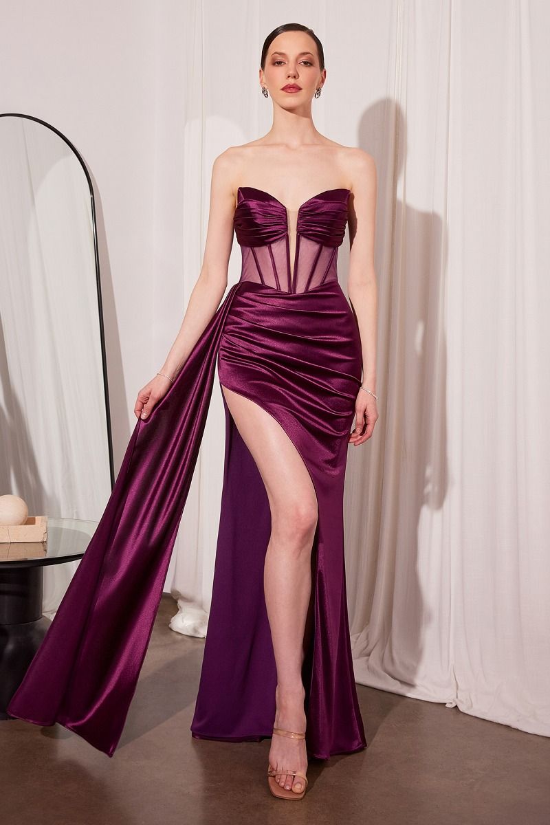 Strapless Fitted Dress-0