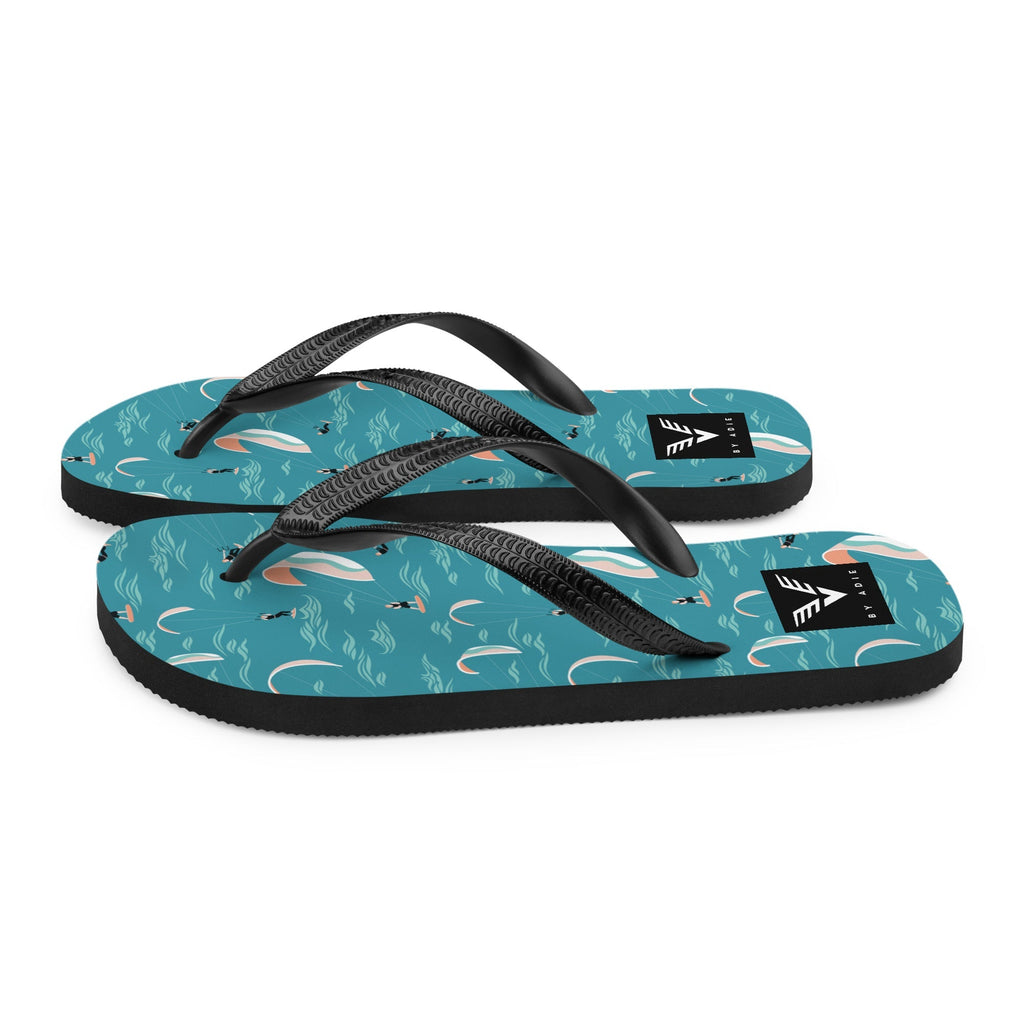 Teal Ocean Kitesurf Flip Flops