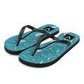Teal Ocean Kitesurf Flip Flops