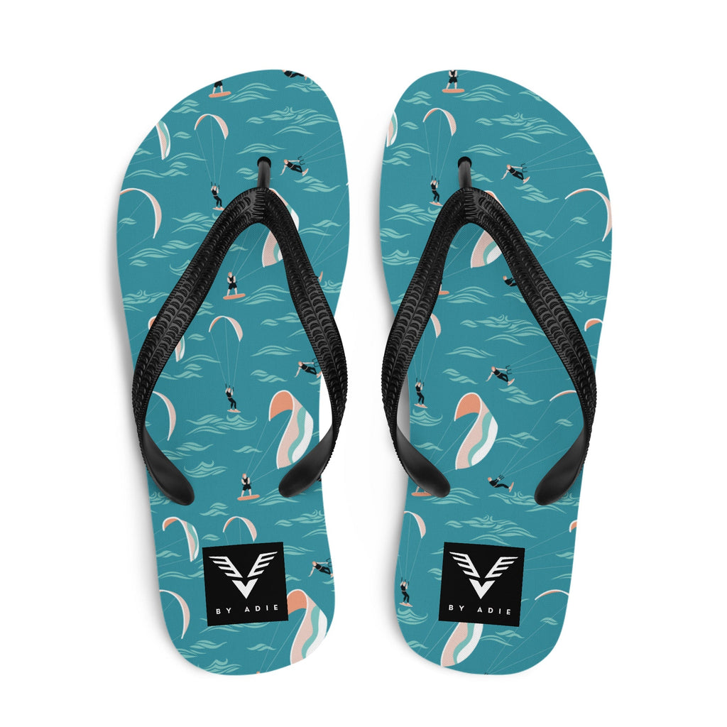 Teal Ocean Kitesurf Flip Flops