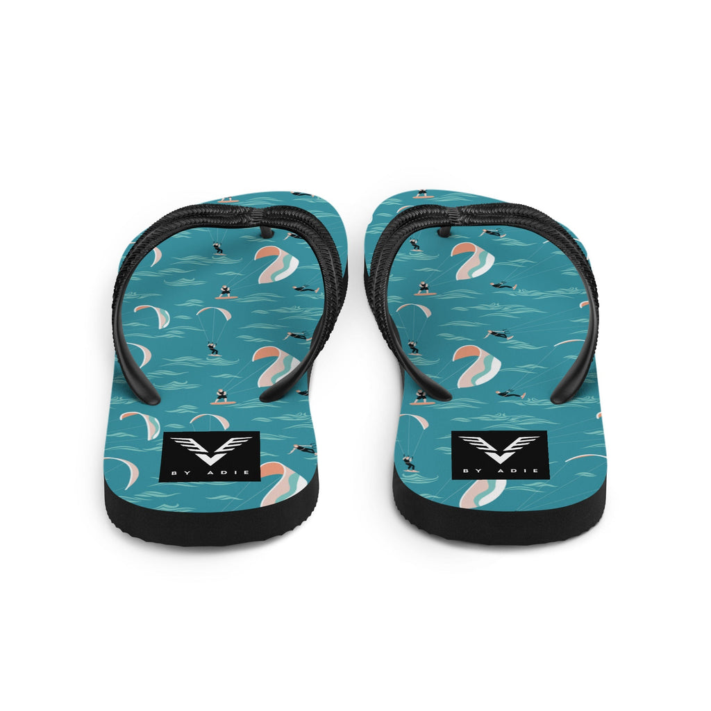 Teal Ocean Kitesurf Flip Flops