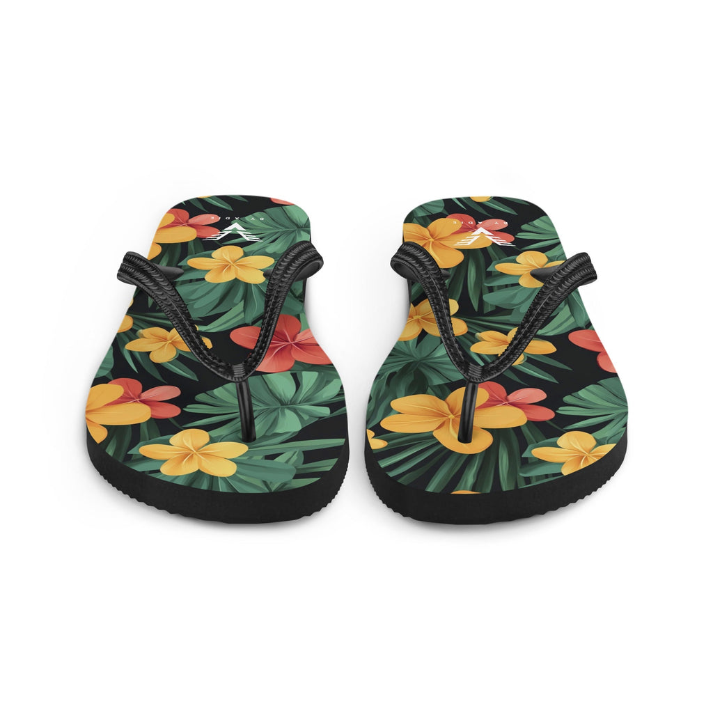 Tropical Bloom Luxe Flip Flops