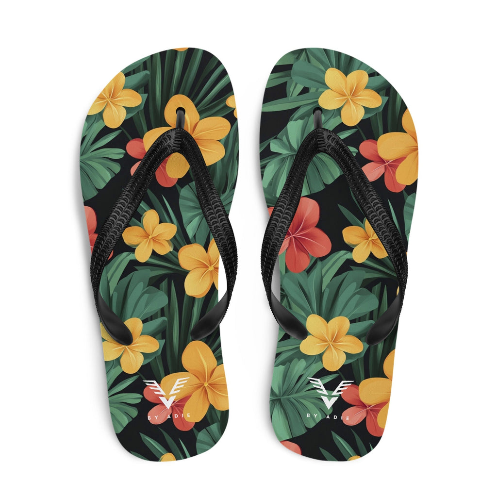Tropical Bloom Luxe Flip Flops