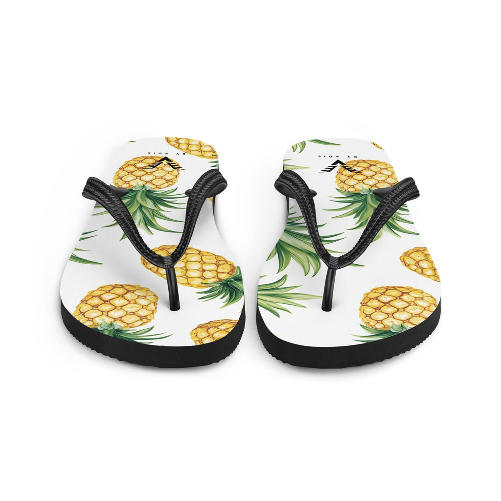 Tropical Pineapple Bliss Flip Flops
