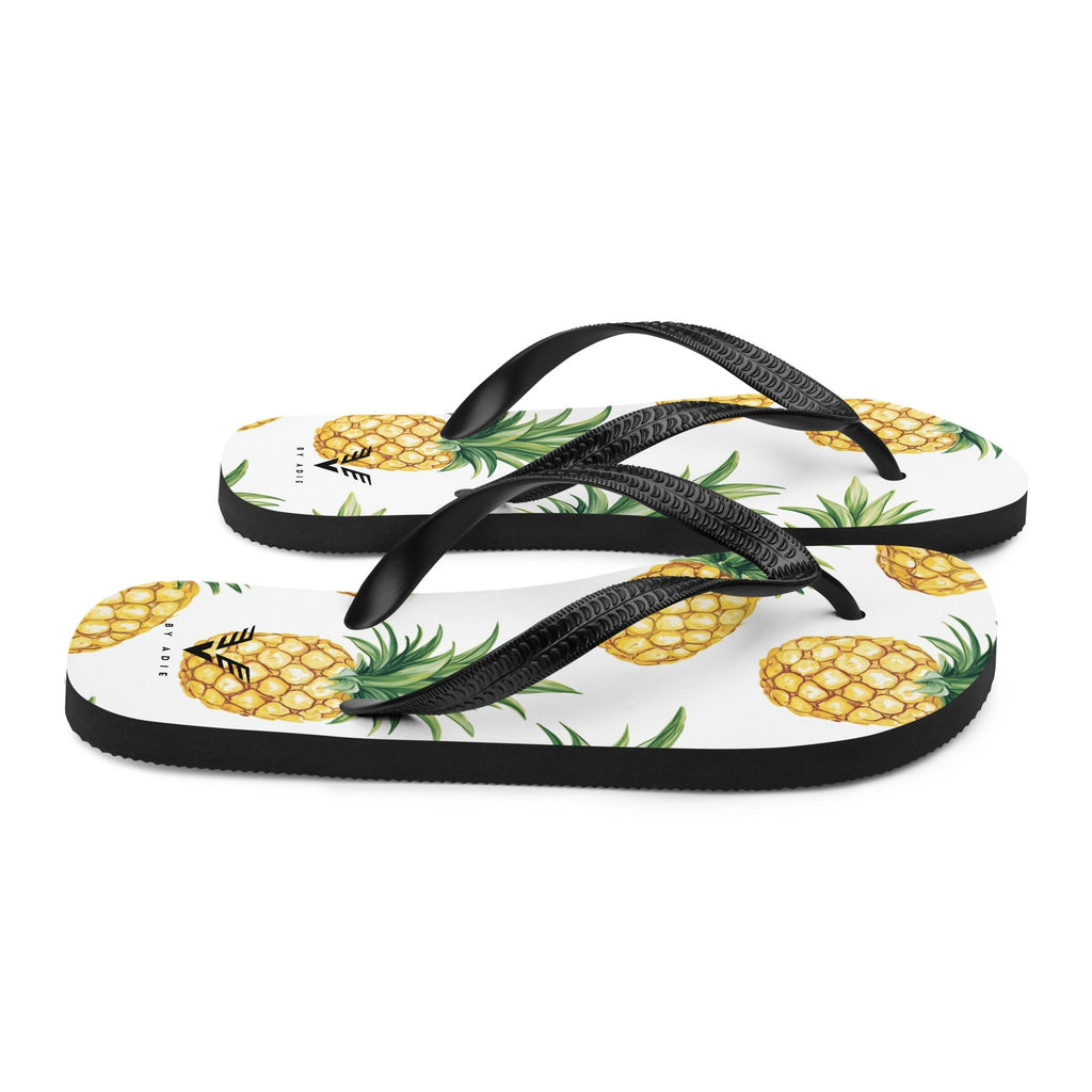Tropical Pineapple Bliss Flip Flops