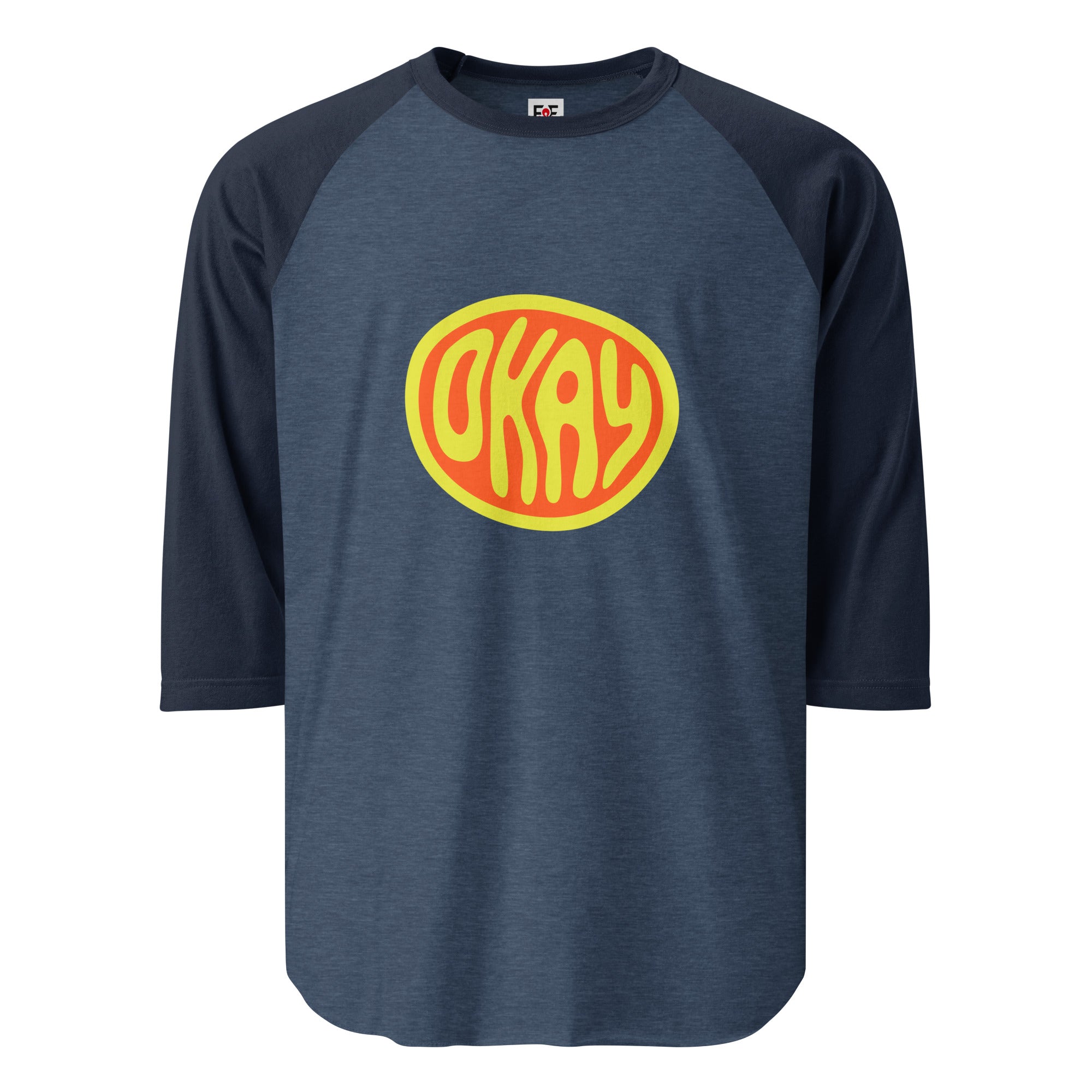 Product mockupClassic 34 Sleeve Raglan Shirt