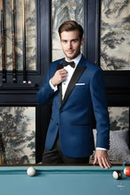 "Vermont" Indigo Blue Tuxedo Jacket-3