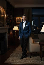 "Vermont" Indigo Blue Tuxedo Jacket-5